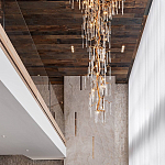 Люстра большая с прозрачными подвесками в форме капель Droplet Chandelier варинант исполнения - 2 | Loft Concept в Липецке