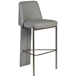 Стул барный серый с обивкой из экокожи Special Support варинант исполнения - 1 | Loft Concept в Липецке