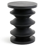 Фигурный приставной столик черного цвета AMORPHOUS варинант исполнения - 1 | Loft Concept в Липецке