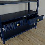 Стеллаж с двумя ящиками Elsa Dreams Blue варинант исполнения - 3 | Loft Concept в Липецке