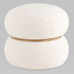 Пуф Полли S тедди белый варинант исполнения - 1 | Loft Concept в Липецке