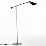 Торшер с поворотным плафоном Aracea Black Floor Lamp варинант исполнения - 14 | Loft Concept в Липецке