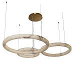 Люстра с 3-мя кольцами из натурального камня Minerals of Light варинант исполнения - 5 | Loft Concept в Липецке