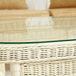 Комплект уличной мебели из ротанга Clara белый варинант исполнения - 11 | Loft Concept в Липецке