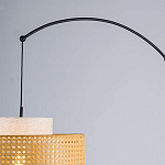 Торшер с декоративным поясом из плетеного бамбука Biuloggicu варинант исполнения - 3 | Loft Concept в Липецке