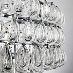 Люстра с хрустальными подвесками в виде капель Antoine Crystal Drops Chrome Chandelier 16 варинант исполнения - 3 | Loft Concept в Липецке