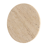 Бра с круглым плафоном из травертина Shaw Marble Lighting варинант исполнения - 4 | Loft Concept в Липецке