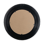 Зеркало круглое с текстурированным дизайном рамы Helios варинант исполнения - 3 | Loft Concept в Липецке