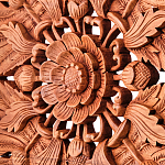 Панно из дерева квадратное Novala Panel With Trees варинант исполнения - 2 | Loft Concept в Липецке