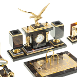 Настольный письменный набор из яшмы и долерита в подарочной упаковке Manager Organizer варинант исполнения - 2 | Loft Concept в Липецке