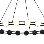 Люстра кольцевая с круглыми светодиодными источниками света Maxine Light варинант исполнения - 5 | Loft Concept в Липецке