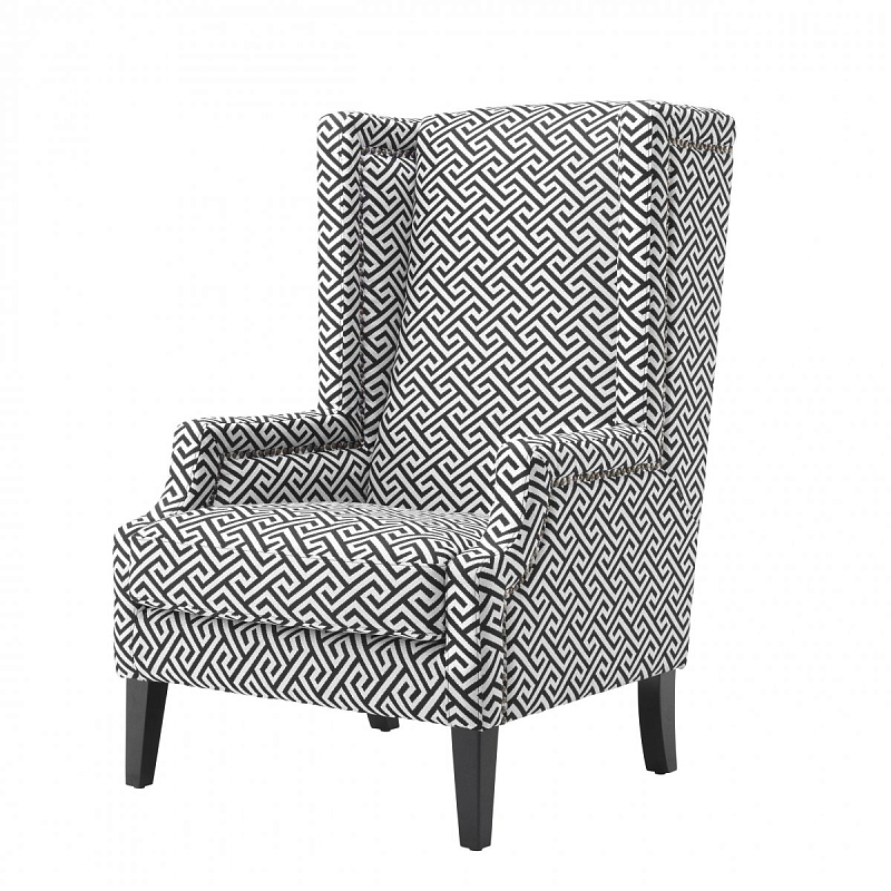 Кресло Eichholtz Chair Eleventy Черно-белый Кресло Eichholtz Chair Eleventy Черно-белый в Липецке | Loft Concept