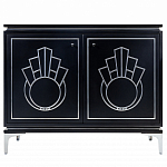 Черный комод в стиле арт-деко Luciano варинант исполнения - 1 | Loft Concept в Липецке