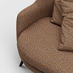 Мебельная ткань Шенилл терракотовый цвет 142 см T4-58 варинант исполнения - 4 | Loft Concept в Липецке