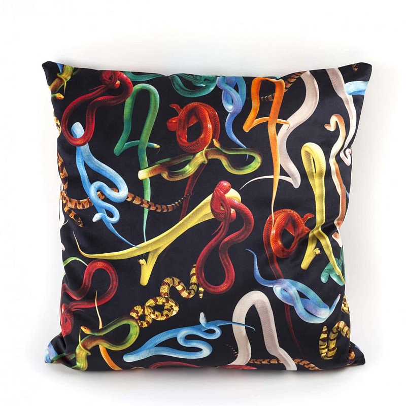 Подушка Seletti Cushion Snakes Toiletpaper Мульти Подушка Seletti Cushion Snakes Toiletpaper Мульти в Липецке | Loft Concept