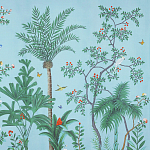 Обои ручная роспись Amazonia Duck Egg варинант исполнения - 2 | Loft Concept в Липецке