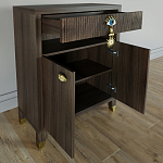 Комод Elsa Dreams Walnut Двухстворчатый  варинант исполнения - 1 | Loft Concept в Липецке