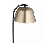 Торшер на изогнутом основании в сочетании черного и золотистого цвета Stable Base варинант исполнения - 2 | Loft Concept в Липецке