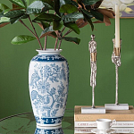 Ваза с синим цветочным орнаментом Blue & White Ornament  варинант исполнения - 5 | Loft Concept в Липецке