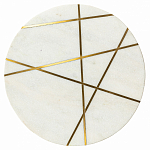 Кофейный столик с мраморной столешницей Sleeve варинант исполнения - 4 | Loft Concept в Липецке