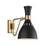 Бра с плафоном в форме песочных часов с узкими перфорированными отверстиями Feiss варинант исполнения - 1 | Loft Concept в Липецке