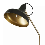 Торшер с плафоном в форме купола в сочетании черного и золотистого цвета Minimalist Execution варинант исполнения - 1 | Loft Concept в Липецке