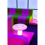 Дизайнерский кофейный стол на круглых ножках Poltronova T02 Pink Coffee Table варинант исполнения - 8 | Loft Concept в Липецке