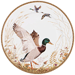 Тарелка закусочная из фарфора с изображением утки Hunting Porcelain Collection варинант исполнения - 1 | Loft Concept в Липецке