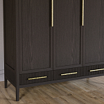 Большой Шкаф Primo Темный орех с 3 дверьми и 3 выдвижными ящиками варинант исполнения - 3 | Loft Concept в Липецке