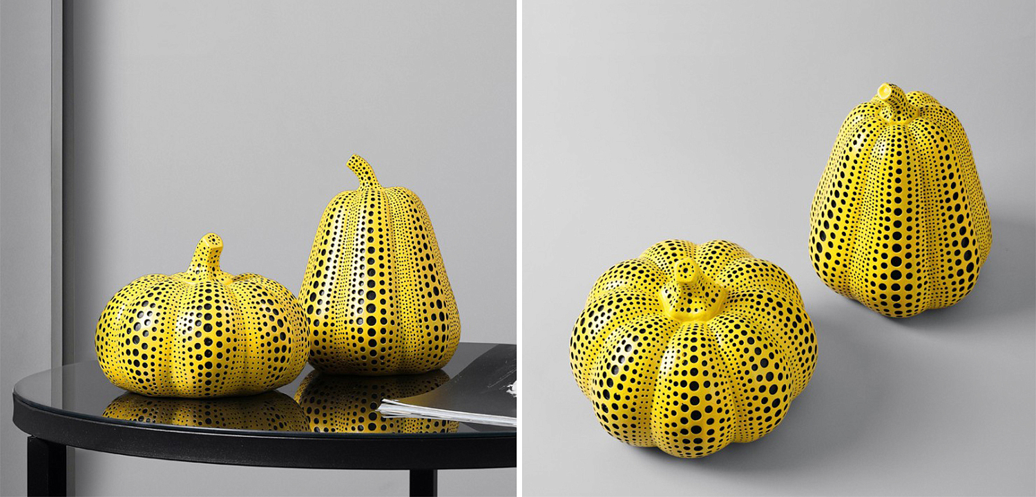 Статуэтка тыквы Kusama Yayoi I Статуэтка тыквы Kusama Yayoi I - Loft-Concept в Липецке