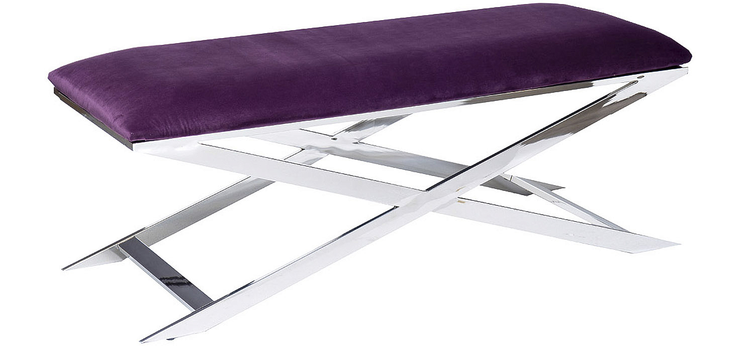 Банкетка Bench Velor Violet Банкетка Bench Velor Violet - Loft-Concept в Липецке