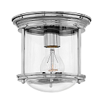 Потолочный светильник для ванных комнат с цилиндрическим стеклянным плафоном и одной лампой Hinkley варинант исполнения - 13 | Loft Concept в Липецке