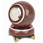 Часы настольные в виде шара из натурального камня Ball Stone Clock варинант исполнения - 4 | Loft Concept в Липецке