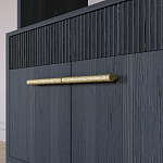 Стеллаж Primo с ящиками Черный дуб  варинант исполнения - 5 | Loft Concept в Липецке