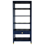 Стеллаж Elsa Dreams Blue со стеклянными полками и ящиком варинант исполнения - 7 | Loft Concept в Липецке