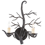 Бра черное в виде ствола дерева Branched Tree варинант исполнения - 2 | Loft Concept в Липецке