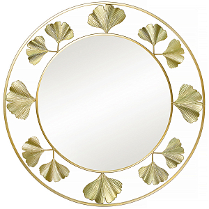 Зеркало настенное в металлическом обрамлении Mirror Golden Portal