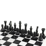 Шахматы классические с белой доской из натурального камня Мрамор Decorative Thematic Chess варинант исполнения - 3 | Loft Concept в Липецке