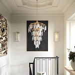 Бра настенное высокое из стеклянных трубочек Gladia варинант исполнения - 3 | Loft Concept в Липецке