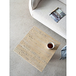 Столик приставной с квадратной столешницей Textured Cream Table варинант исполнения - 5 | Loft Concept в Липецке