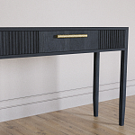 Элегантная Консоль Primo с выдвижным ящиком Черный дуб варинант исполнения - 3 | Loft Concept в Липецке