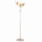 Торшер с 3-мя плафонами в виде цветов Golden Bird of Paradise варинант исполнения - 3 | Loft Concept в Липецке