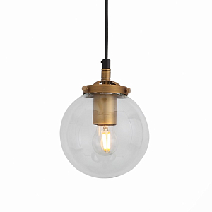 Подвесной светильник Bistro Globe Clear Glass Pendant