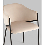 Стул Brace велюр молочный варинант исполнения - 2 | Loft Concept в Липецке