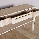 Дизайнерская Консоль с полкой и ящиком Primo Светлый дуб варинант исполнения - 5 | Loft Concept в Липецке