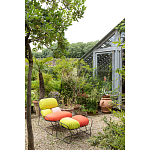 Дизайнерское разноцветное кресло на металлическом каркасе с подставкой для ног Poltronova Plasma Armchair варинант исполнения - 9 | Loft Concept в Липецке