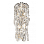 Бра с каскадом из прозрачного хрусталя и корпусом из металла цвета хром Constant Sparks варинант исполнения - 2 | Loft Concept в Липецке