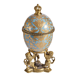 Шкатулка на величественных львах из фарфора с бронзовыми элементами Eden Garden варинант исполнения - 4 | Loft Concept в Липецке