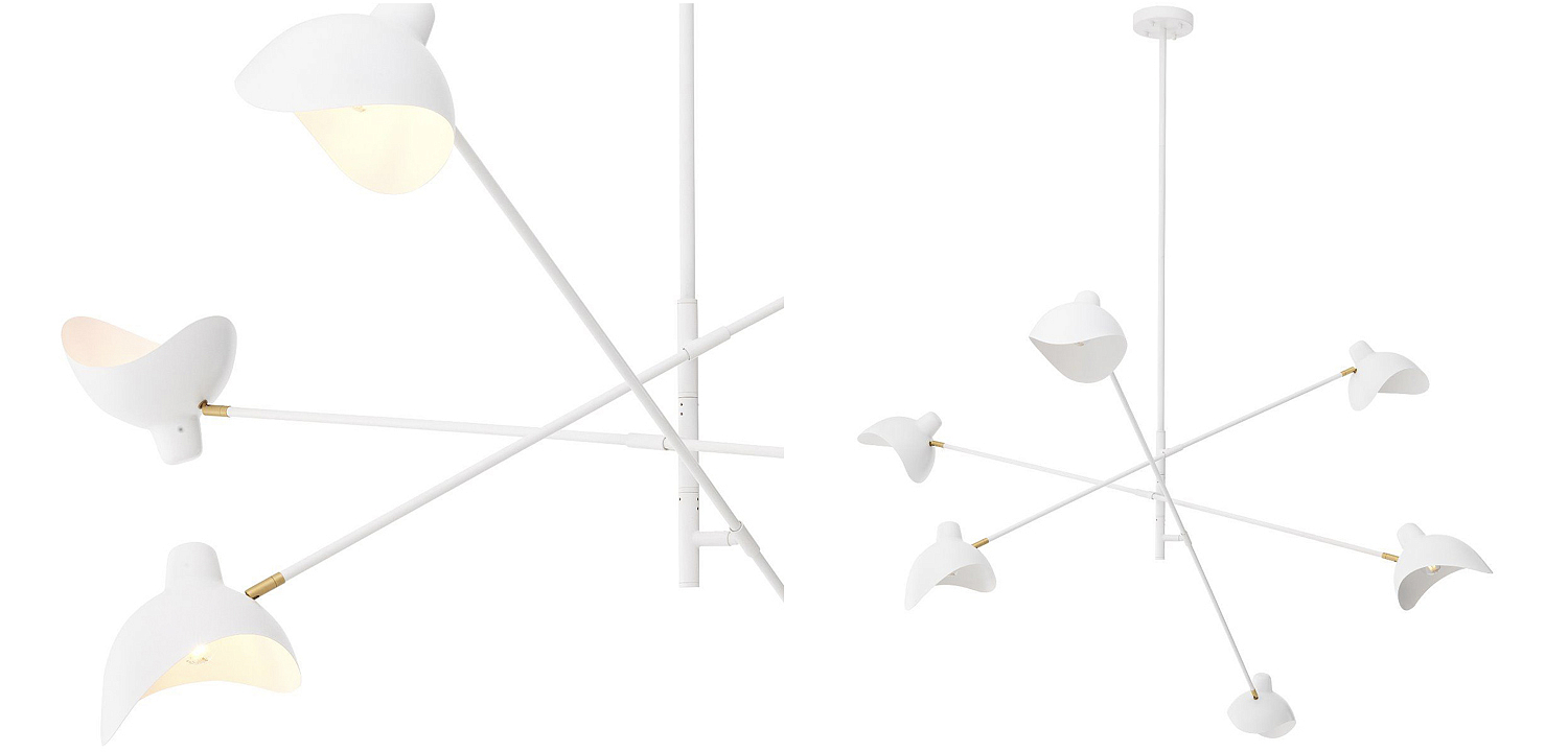 Люстра Eichholtz Chandelier Meryll White Люстра Eichholtz Chandelier Meryll White - Loft-Concept в Липецке