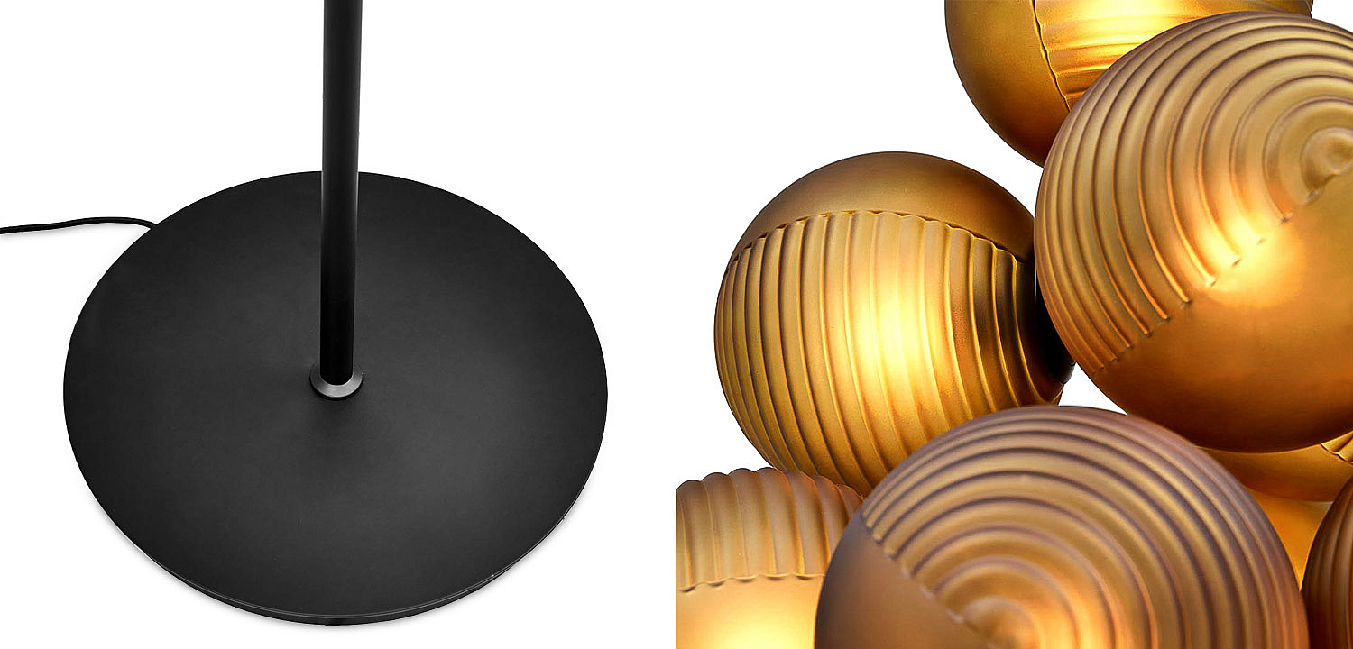 Торшер с круглыми плафонами Syridine Floor lamp Торшер с круглыми плафонами Syridine Floor lamp - Loft-Concept в Липецке